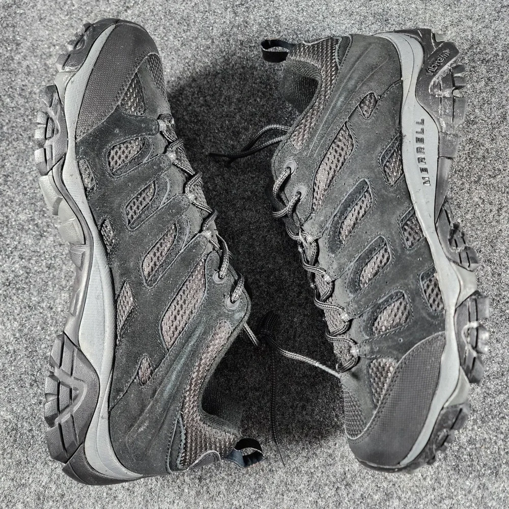 Merrell Moab 2 Ventilator‎ Hiking Shoes Mens 14 Black Night Suede Mesh J39181